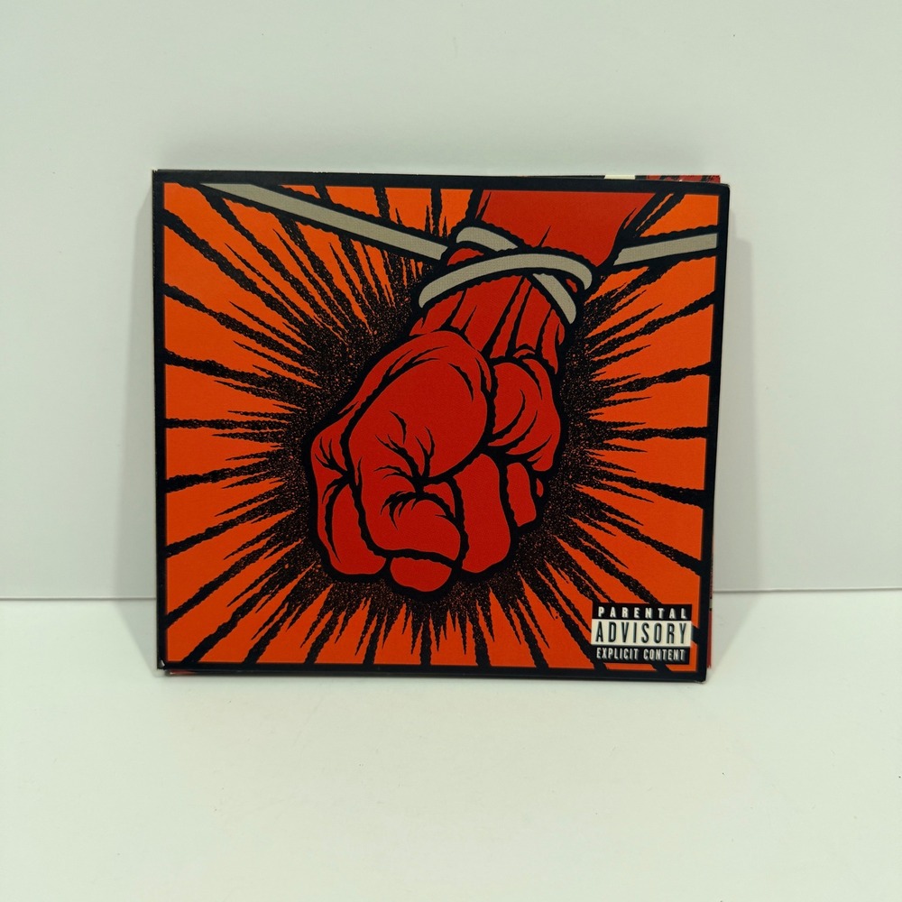 Metallica St. Anger CD DVD Set Orange Good 2003 Heavy Metal Digipak